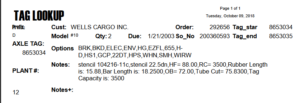 10TF 3.5K 655 ELEC W/EZ;LUBE Build per tag number